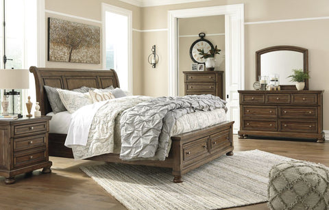 Ashley B719 Flynnter Sleigh Queen 5PCS Bedroom Group