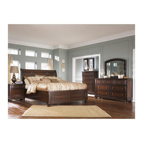 Ashley B697 Porter Queen 5 PC Queen Storage Bed/Chest/Nightstand/Dresser/Mirror
