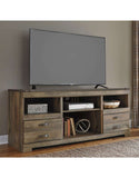 Ashley W446-68 Trinell  64" TV Stand Brown Finish