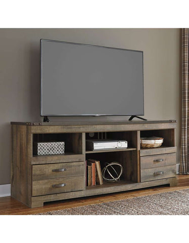 Ashley W446-68 Trinell  64" TV Stand Brown Finish