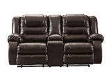 Ashley 79307 Vacherie Reclining Sofa & Loveseat w/Console Chocolate