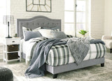 Ashely B090 Jerary Upholstered Headboard Gray