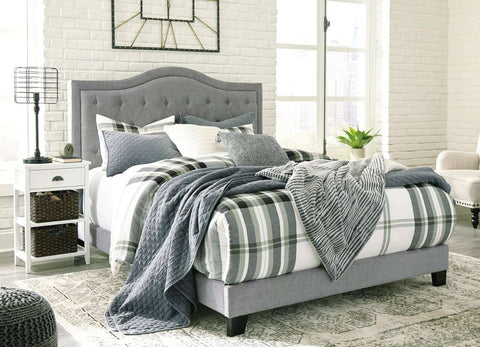 Ashley B090 Jerary Upholstered Headboard Gray