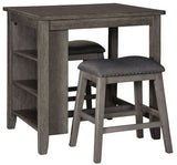 Ashley D388-113 Caitbrook Counter table & 2 Bar stools