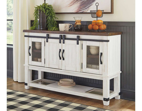 Ashley D546-60 Valebeck Server two-tone