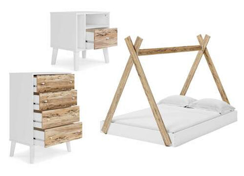 Ashley EB1221 Piperton Full Bed, Dresser,  (1)NS