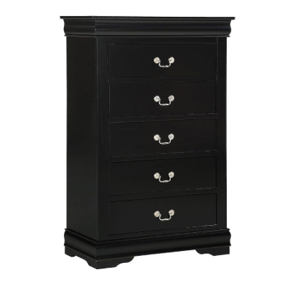 Crown Mark Louis Philip B3950-4 Chest Black