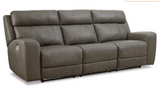 Ashley Roman U25402 Power Reclining Collection Smoke