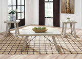 Ashley T356-13 Caryhurst 3PK tables Whitewash Finish